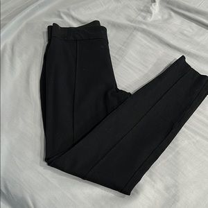 Straight leg black dress pants